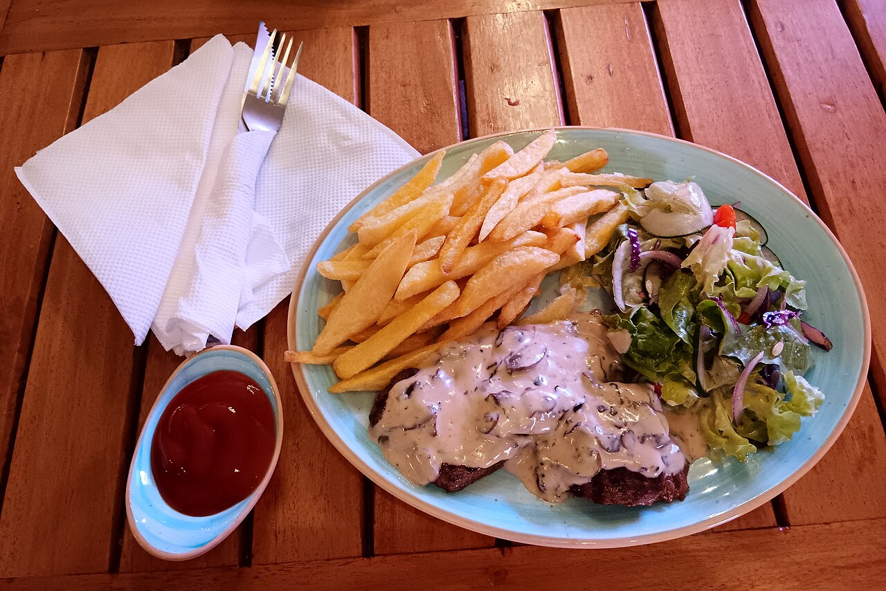 Lungenbraten mit Pilzen