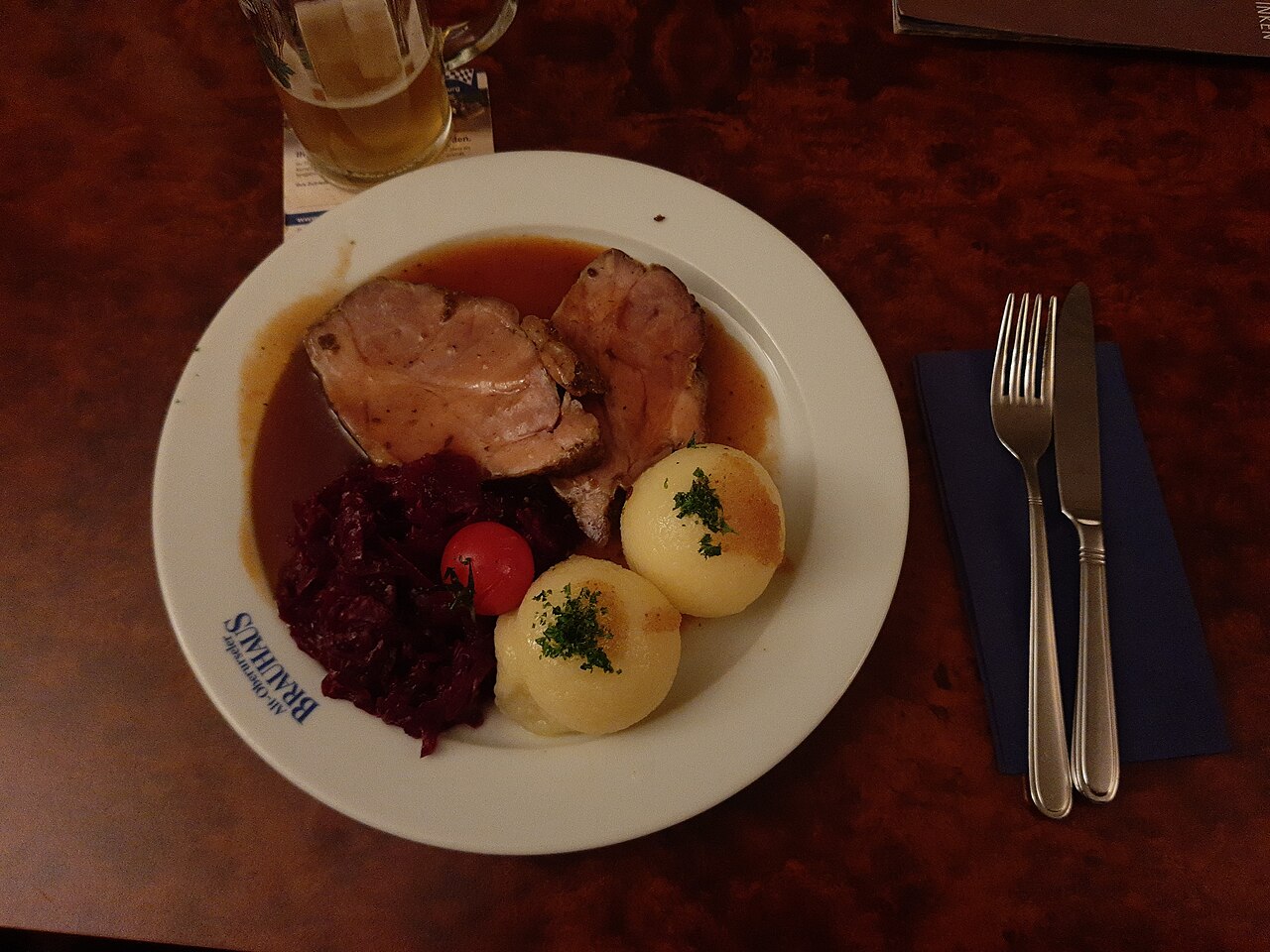 Weisser Zwetschkenbraten